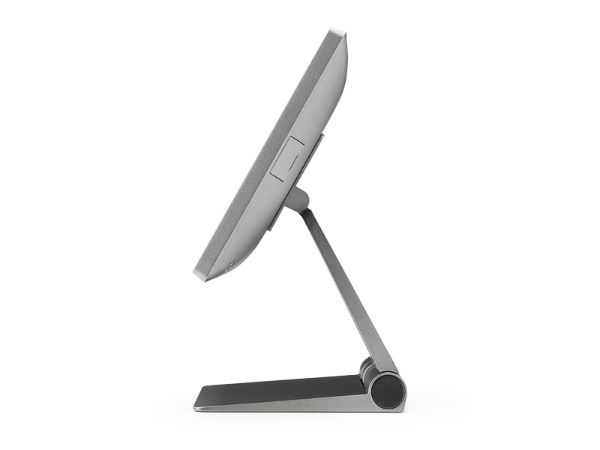 Poindus VariPOS 256A Dual Hinge Stand (PE22, i3-8145UE), Sliver Colour, PCT, 8G RAM, 128G SSD, Base w/o Logo, Win10 IoT 2021 LTSC Value, 64 Bit, UK. [3Yr RTB Warranty]