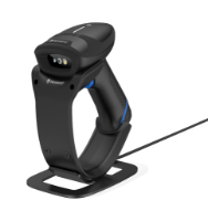 Newland HR33 Marlin 2D CMOS Mega Pixel Wireless Bluetooth Handheld Reader with Stand/Docking Station (NLS-HCD2333), USB cable (130cm fixed to stand)