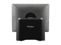 Poindus VariPOS 250 15" Silver+Black, PE24 (J6412), PCT, 4G RAM, 128G SSD(M.2), WIN10 IoT Ent 2021 LTSC Entry, w/o PUSB, w/Poindus Logo, UK cord [3Yr RTB Warranty]